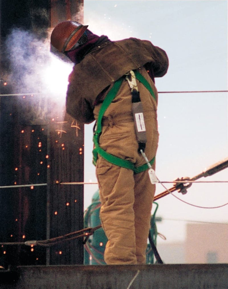 MSA 475401 Skullgard Cap Style Safety Hard Hat with Fas-Trac III Ratchet Suspension | Non-slotted Cap, Made of Phenolic Resin, Radiant Heat Loads up to 350F - Standard Size in Blue 4032792338104 - Image 4